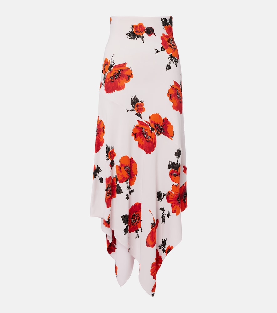 Alaïa Bedruckter Midirock aus Jersey