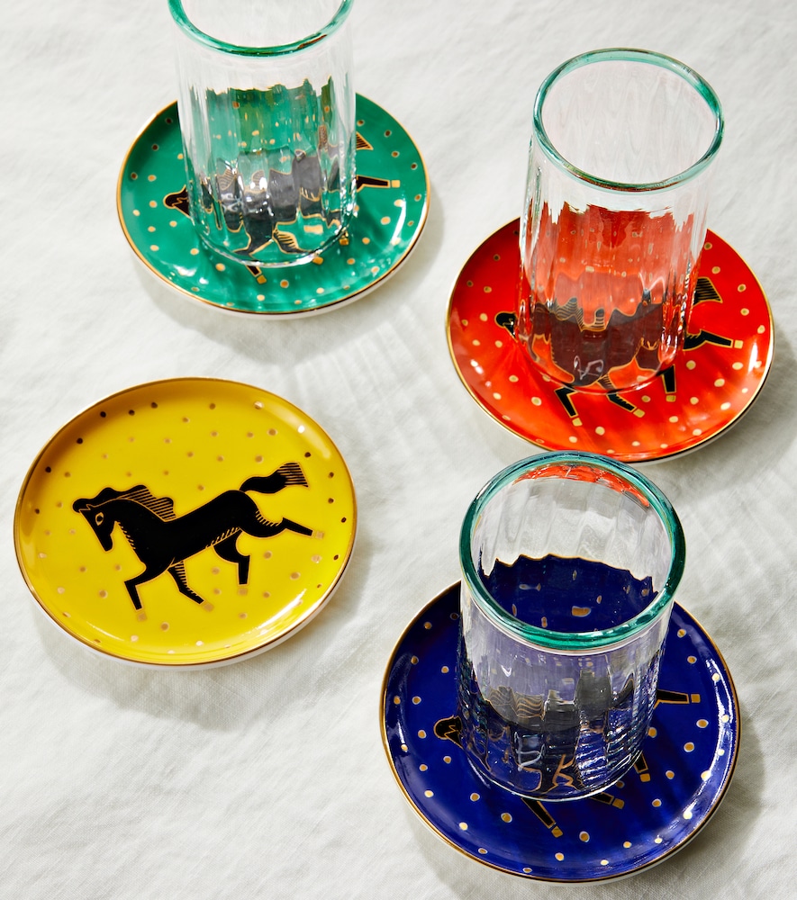  Jonathan Adler Jonathan Adler Set Cheval Aus Vier Untersetzern 
