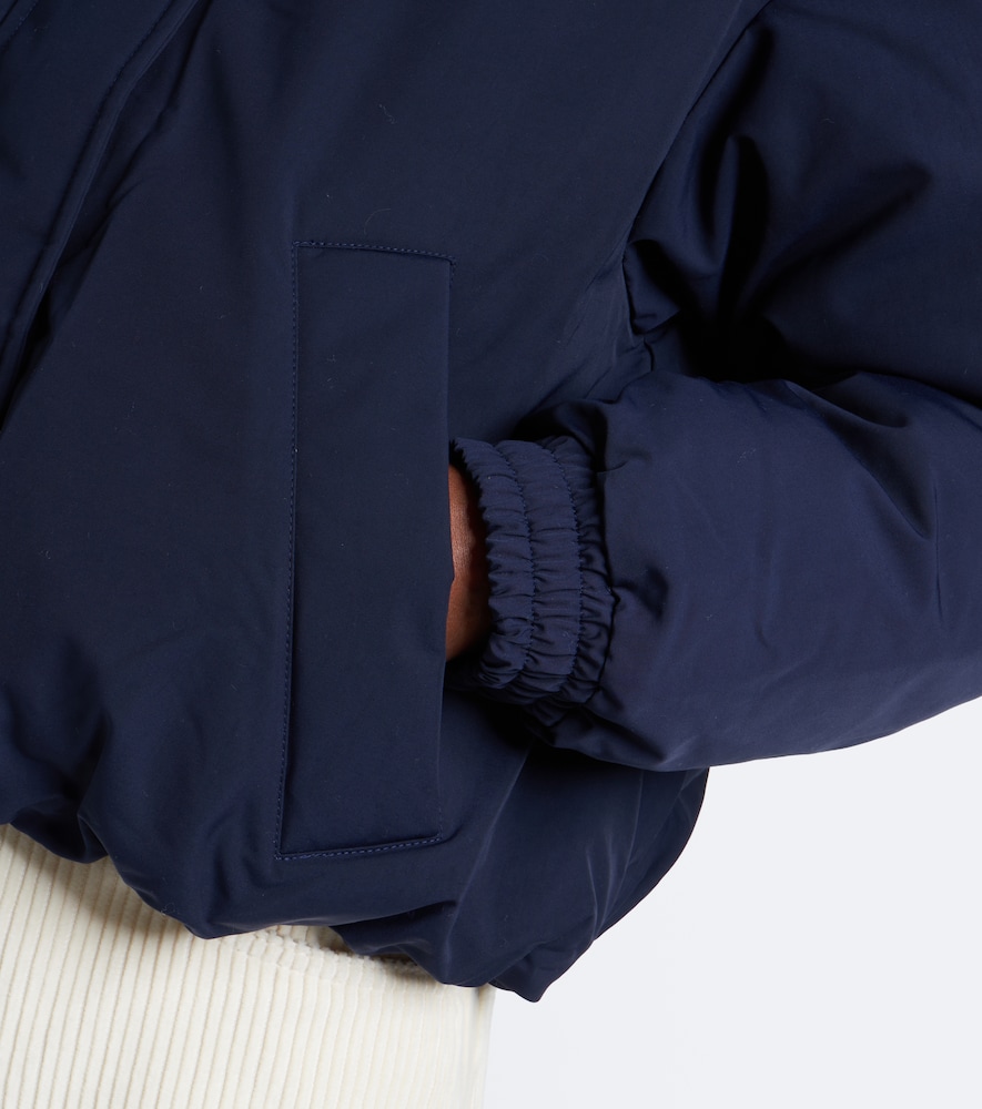 Polo Ralph Lauren Teddy-Trimmed Technical Down Jacket