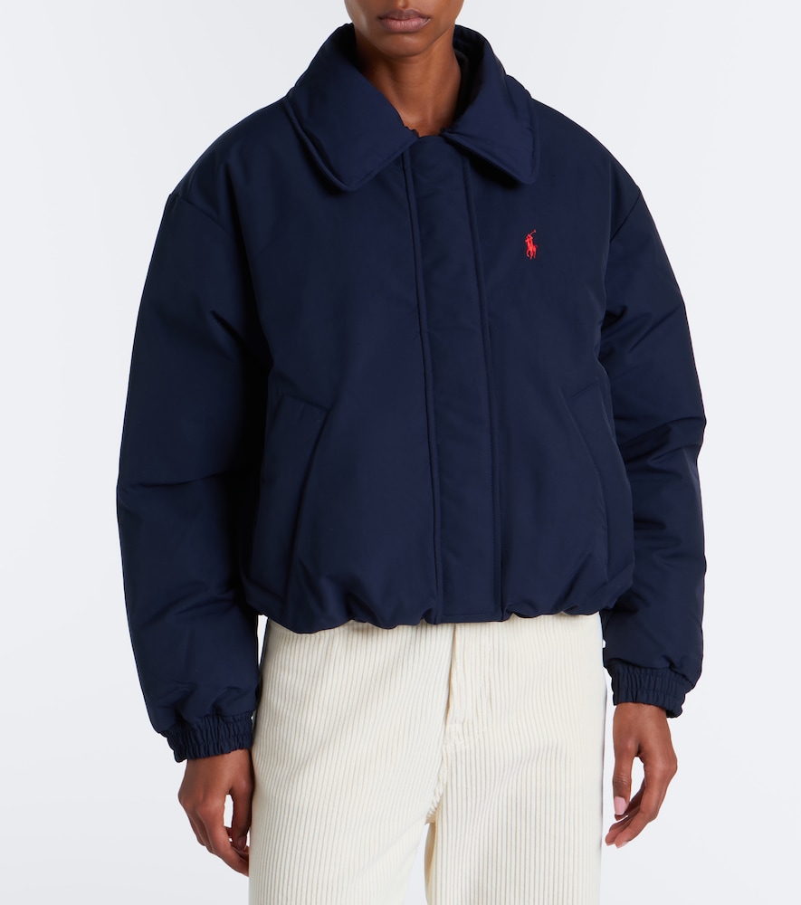 Polo Ralph Lauren Teddy-Trimmed Technical Down Jacket