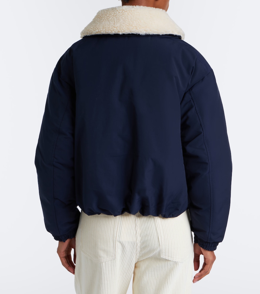 Polo Ralph Lauren Teddy-Trimmed Technical Down Jacket