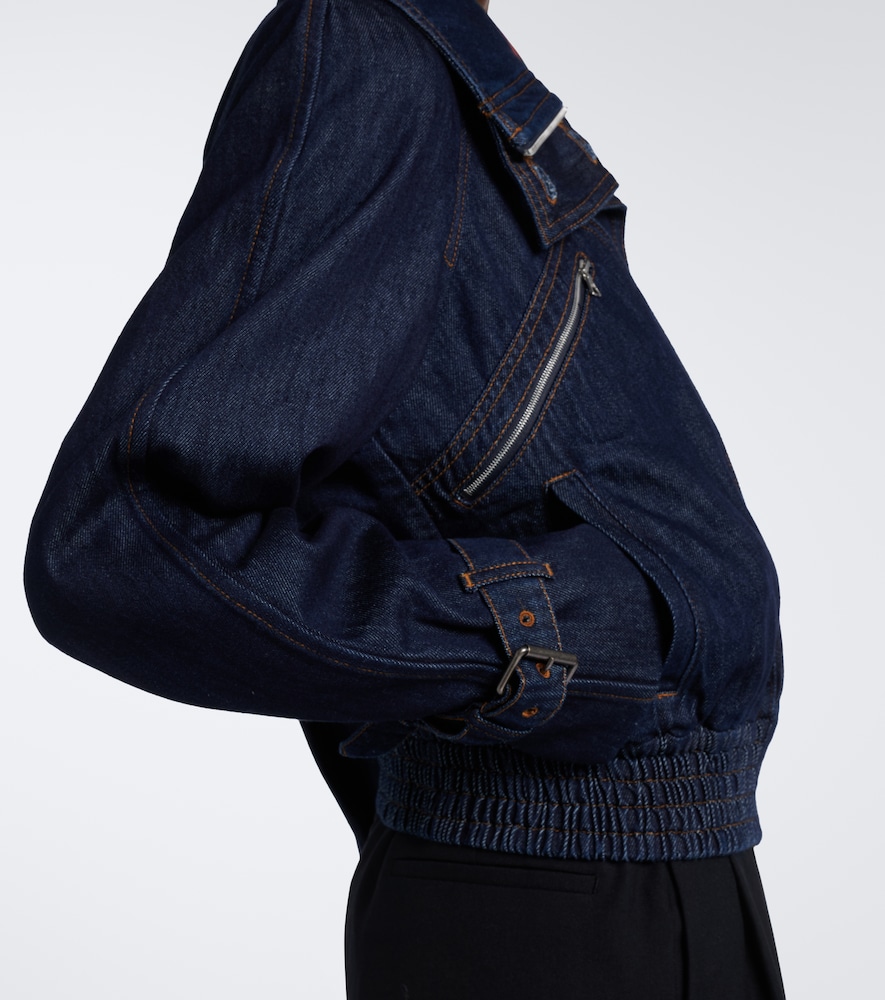 Denim Blouson Jacket