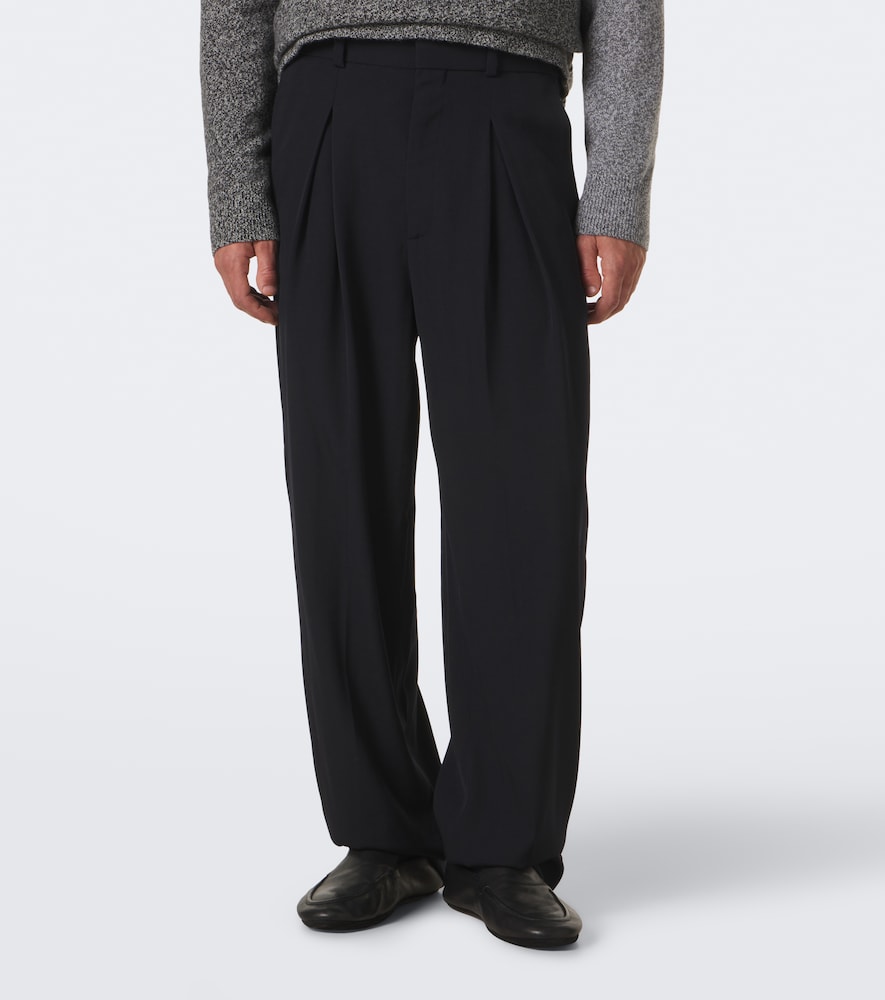 Losange Pleated Virgin Wool