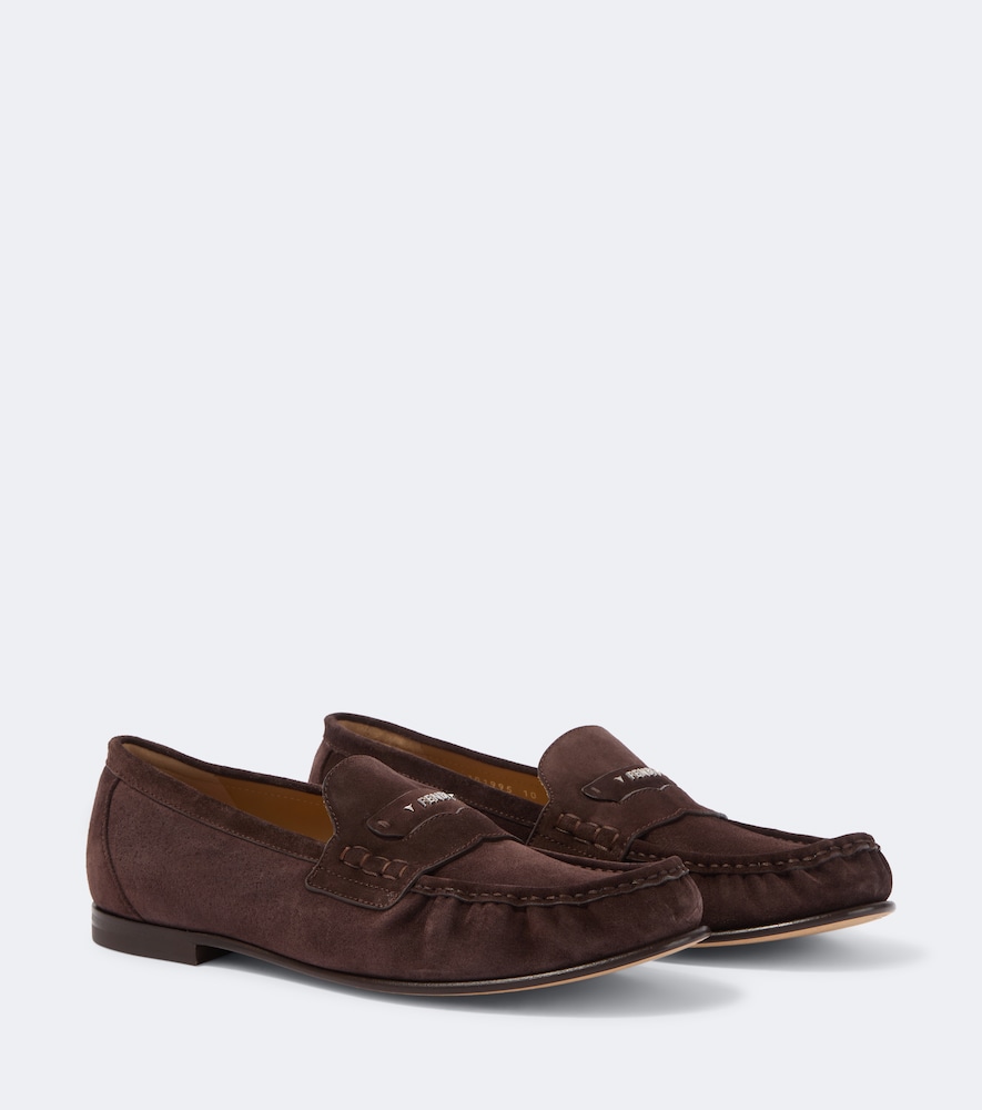 Fendi Mocassins Scrunch en daim 890 €