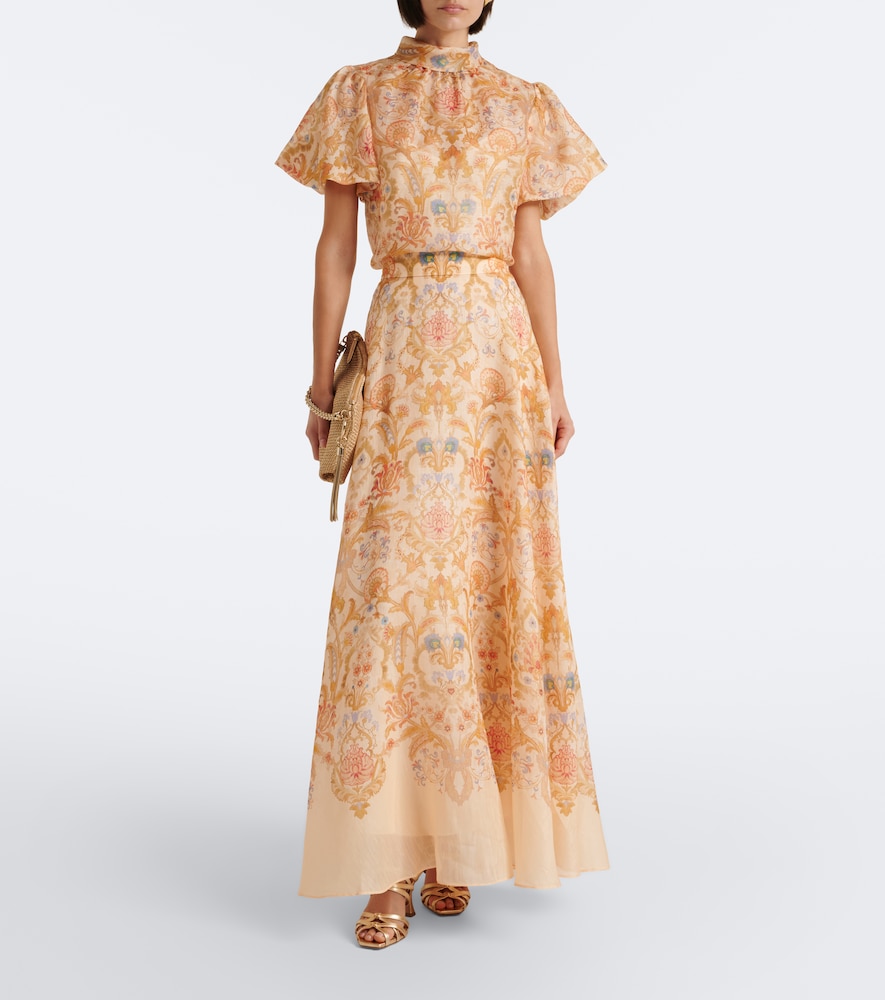 Valiant Printed Linen And Maxi