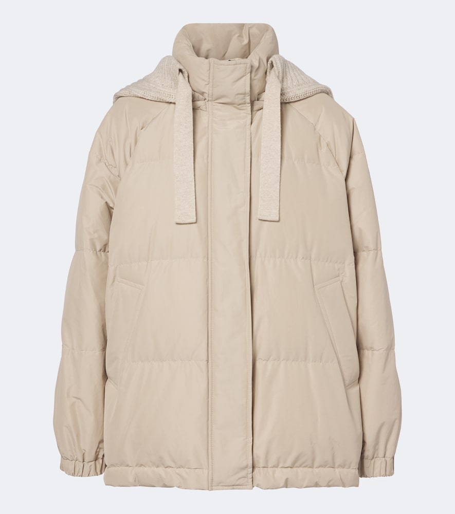 Daunenjacke aus einem Baumwollgemisch