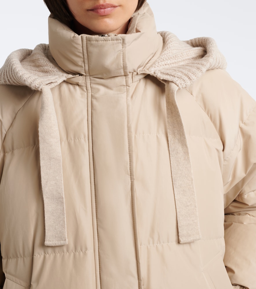 Hooded Cotton-Blend Down Jacket