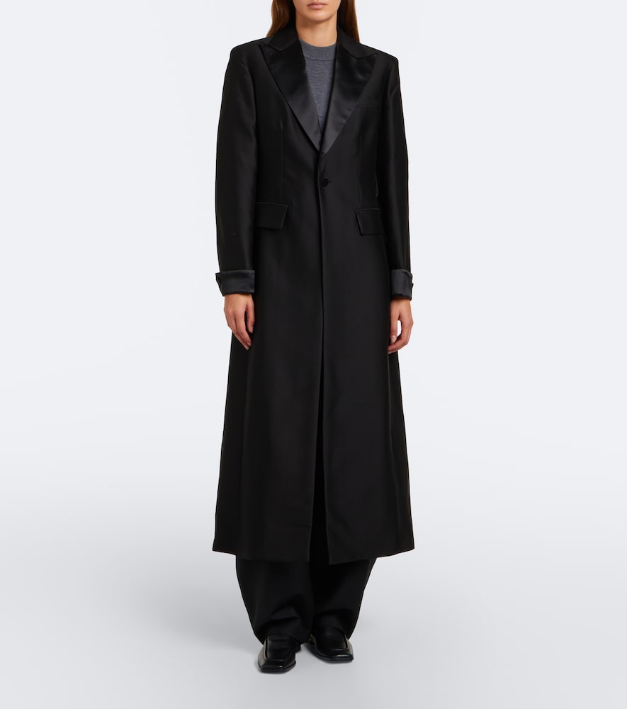 Polo Ralph Lauren Wool And Silk Crêpe Coat