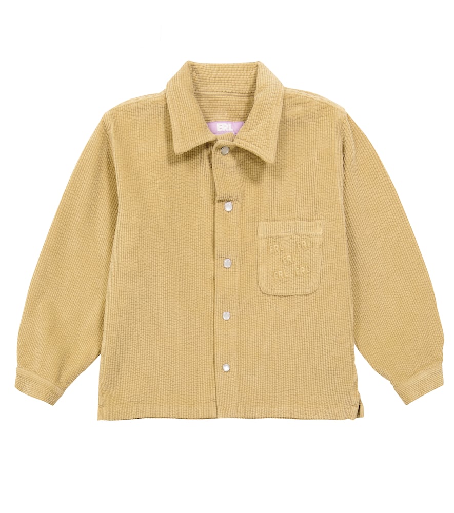 ERL Kids Stretch-cotton corduroy shirt