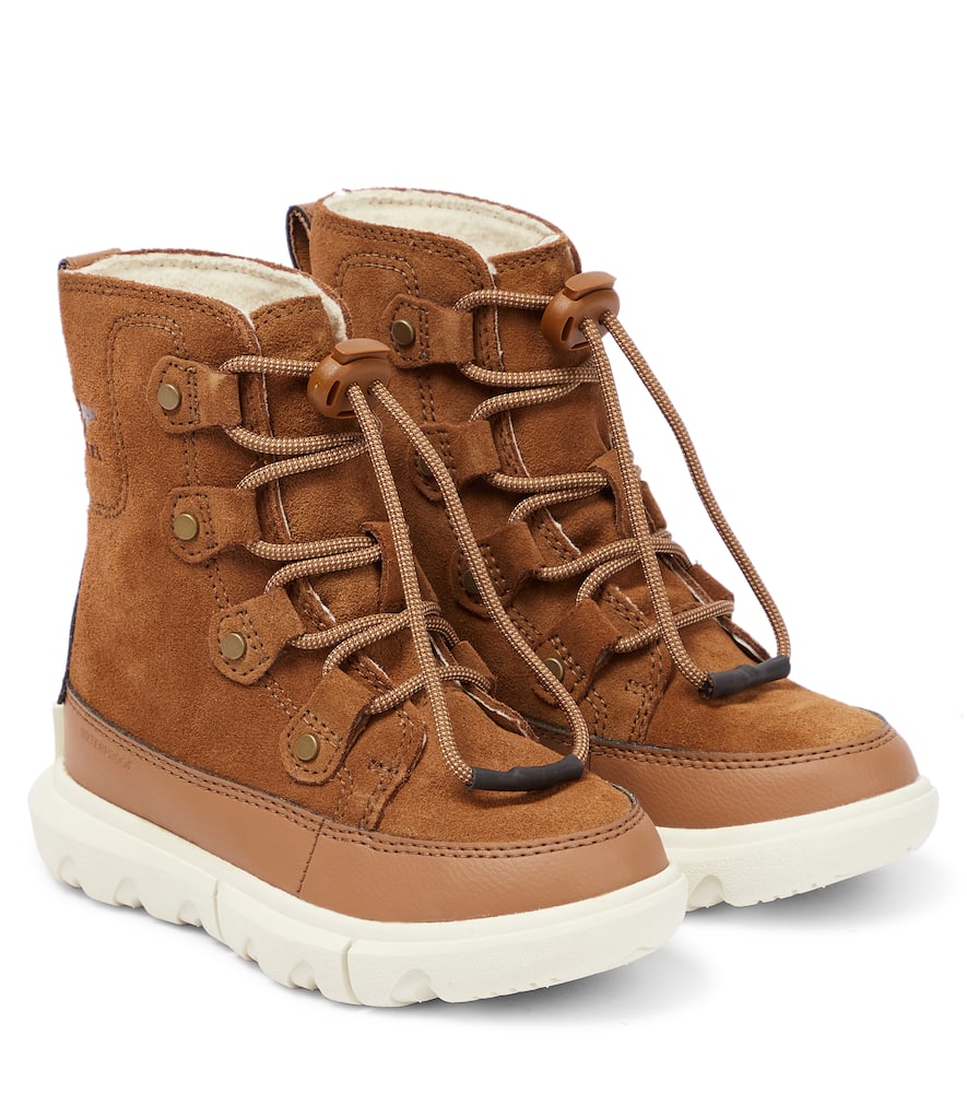 Sorel Kids Explorer suede ankle boots