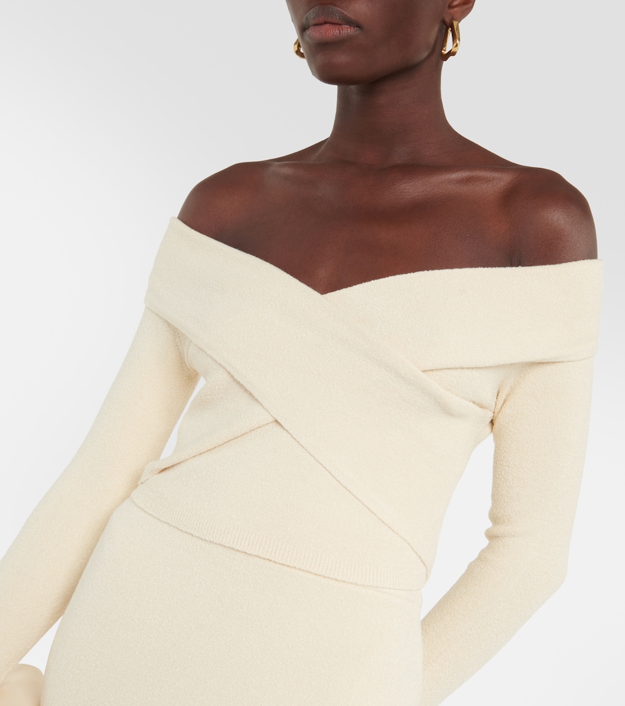  Simkhai Simkhai Aiden Off-shoulder Knit Top 