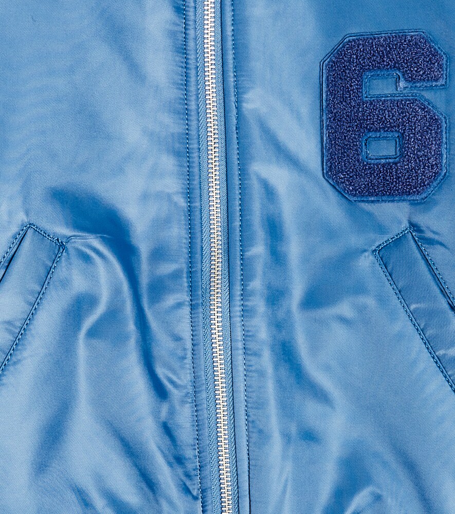  Mm6 Maison Margiela Kids Mm6 Maison Margiela Kids Bestickte Collegejacke 