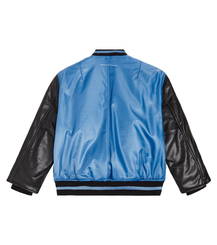  Mm6 Maison Margiela Kids Mm6 Maison Margiela Kids Bestickte Collegejacke 