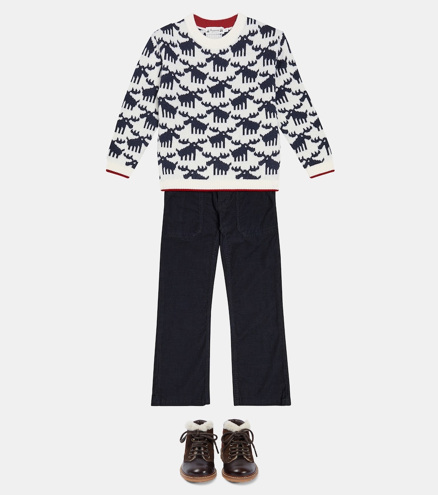  Bonpoint Bonpoint Intarsia Wool Sweater 