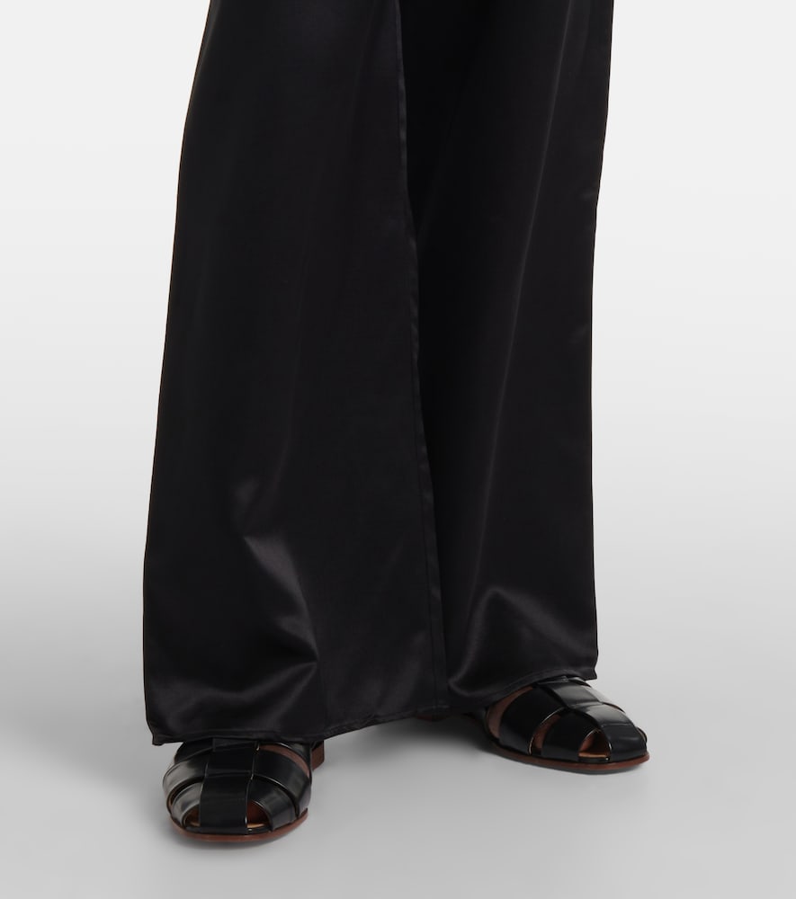  Asceno Asceno Weite Hose Austin Aus Seide Und Wolle 