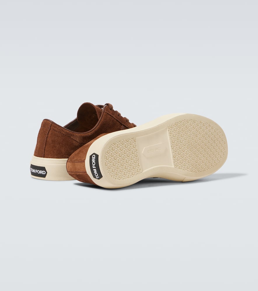 Tom Ford Sneakers Cambridge Aus Veloursleder In Braun