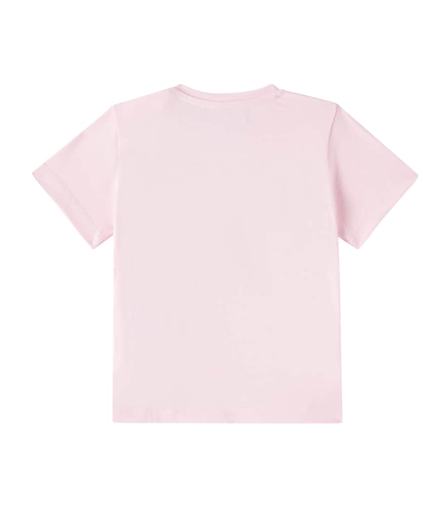 Versace Baby Medusa Cotton Jersey T-shirt In Pink