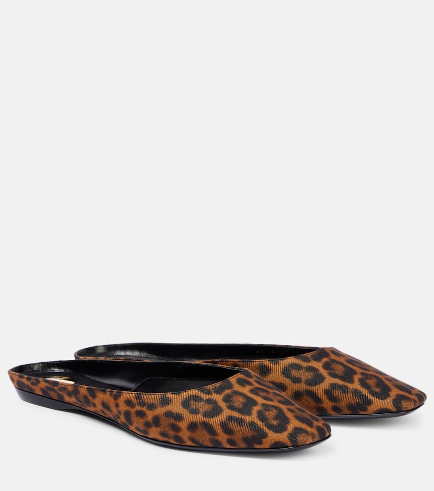 Lido leopard-print mules