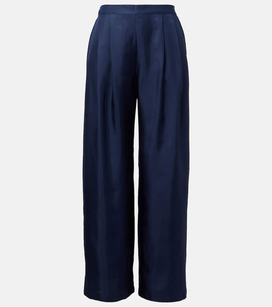 Isola silk wide-leg pants