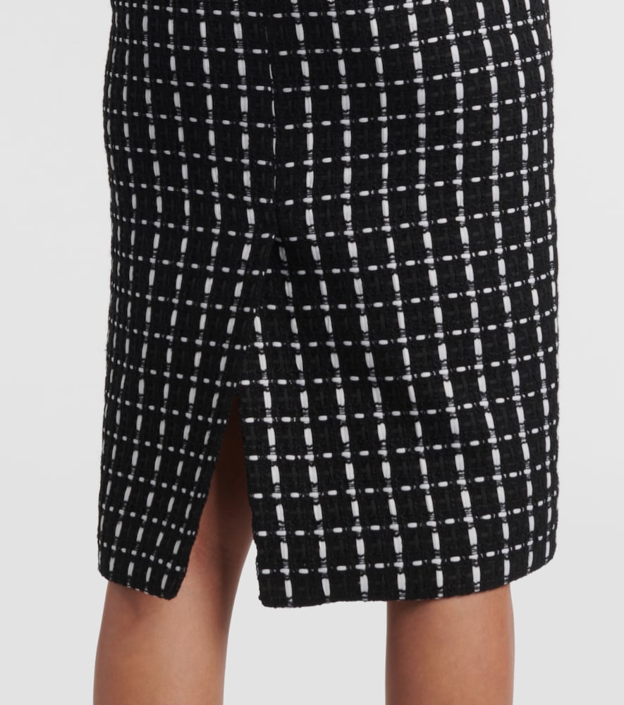  Elie Saab Elie Saab Tweed Midi Dress 