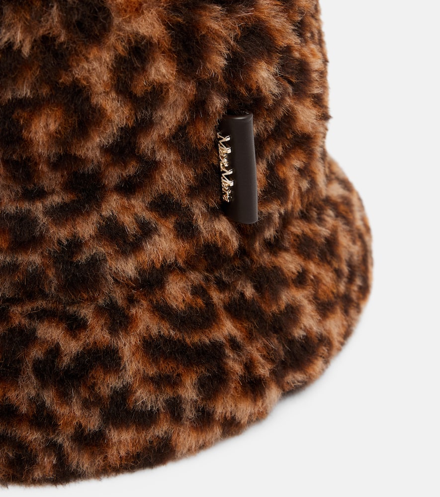 Max Mara Alpaca, Wool, And Silk Bucket Hat In Brown