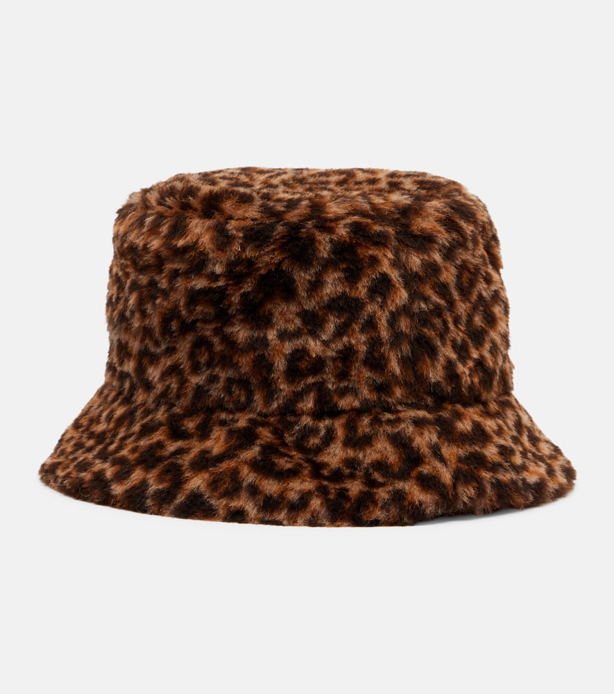 Max Mara Alpaca, Wool, And Silk Bucket Hat In Brown