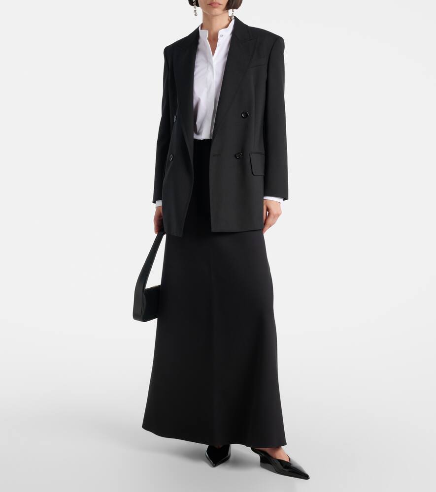 Max Mara Otranto Mandarin Collar Cotton Blouse