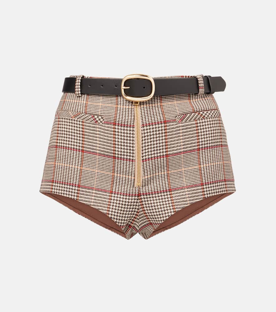 Checked shorts