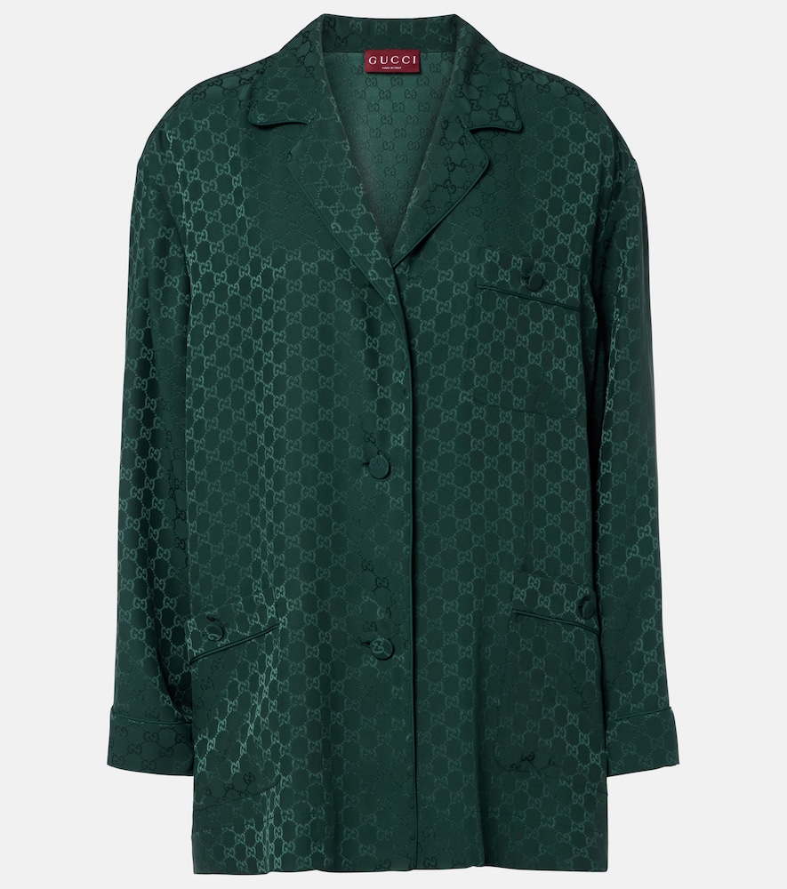 Gucci GG silk shirt
