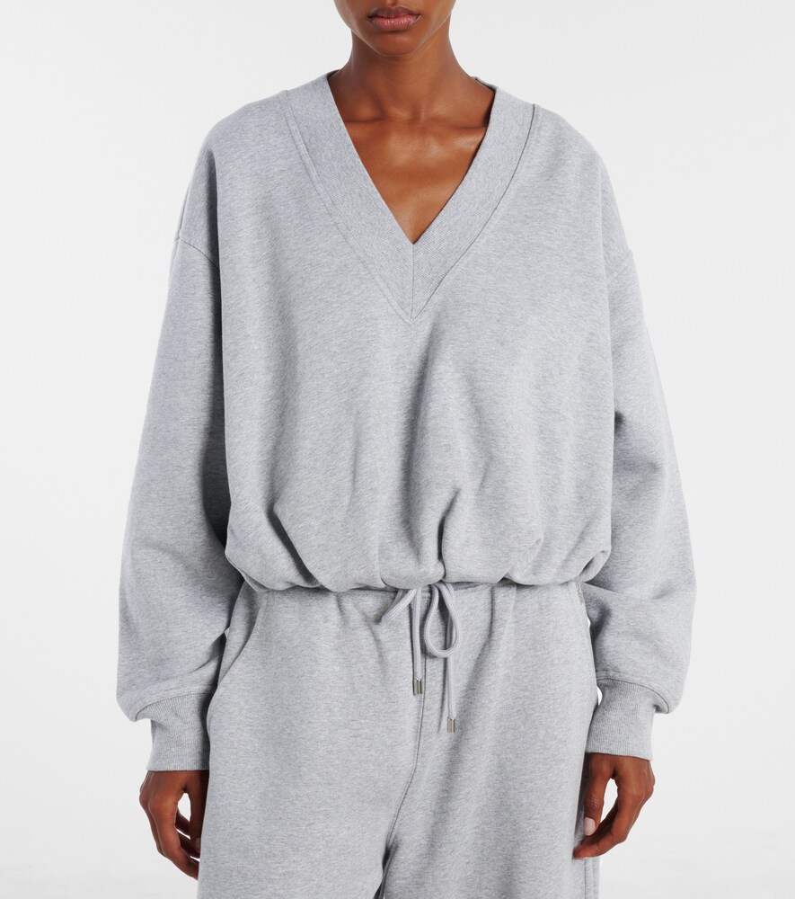  Sportmax Sportmax Colleg Cotton-blend Jersey Sweatshirt 