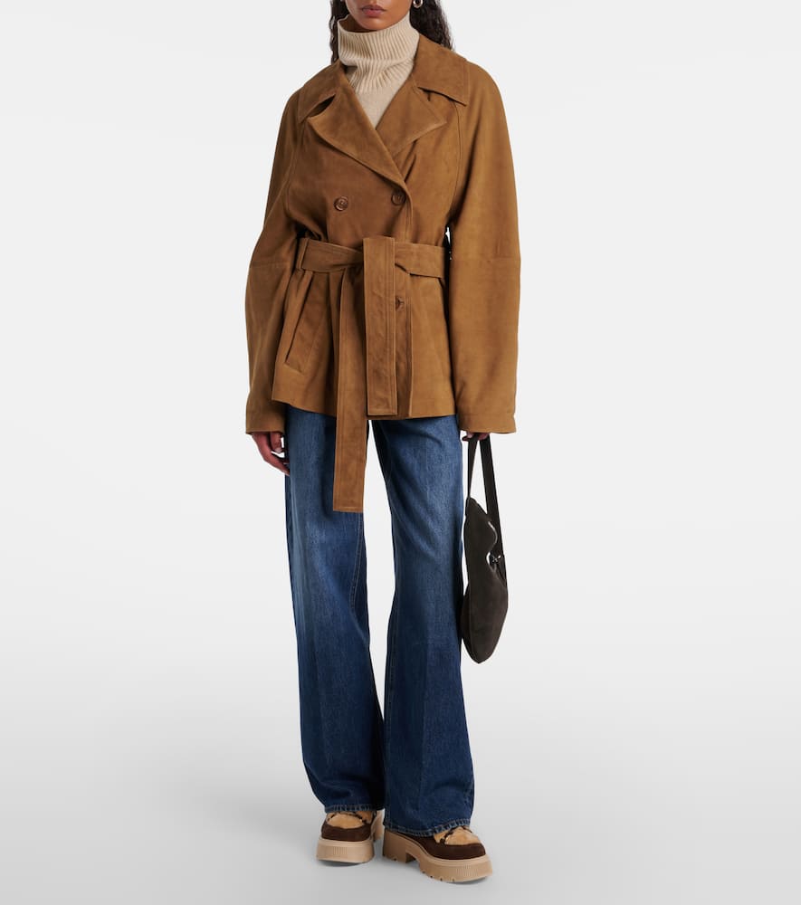 Bogner Turin Shearling And Suede Ankle Boots In Brown
