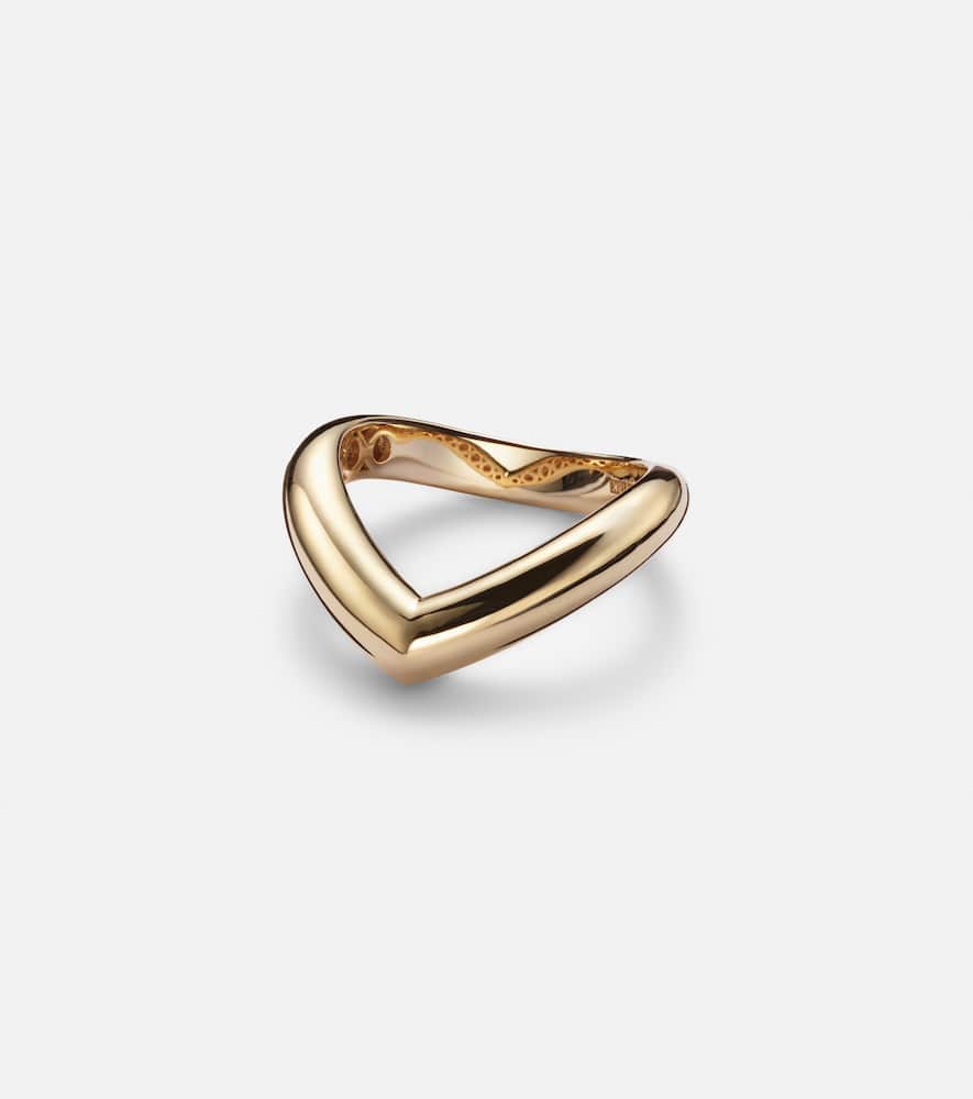Engelbert Drop Link Medium 18kt Gold Ring In Gold