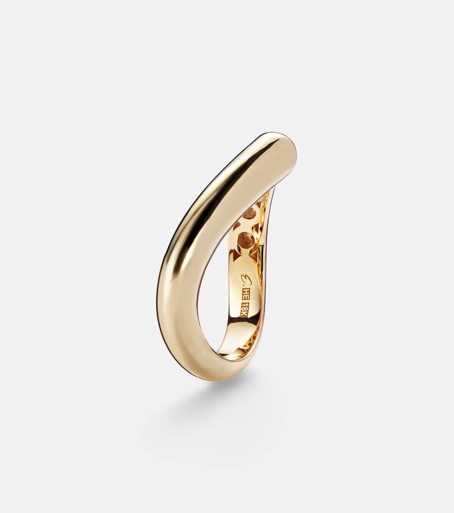 Engelbert Drop Link Medium 18kt Gold Ring In Gold