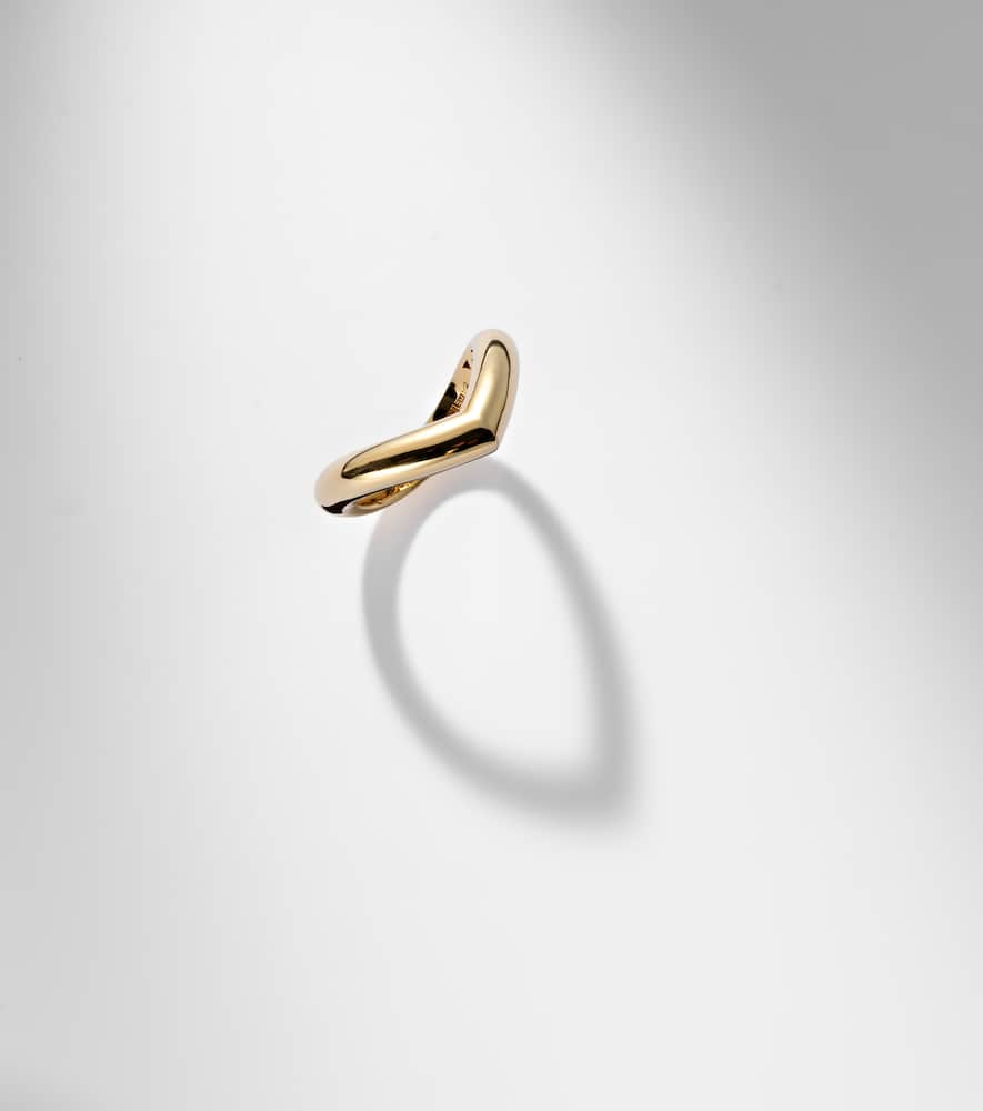 Engelbert Drop Link Medium 18kt Gold Ring In Gold