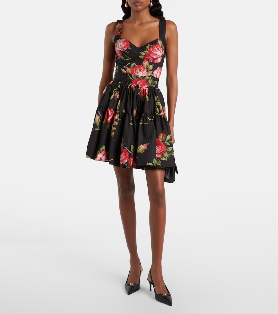  Dolce&gabbana Dolce&gabbana Floral Cotton Miniskirt 
