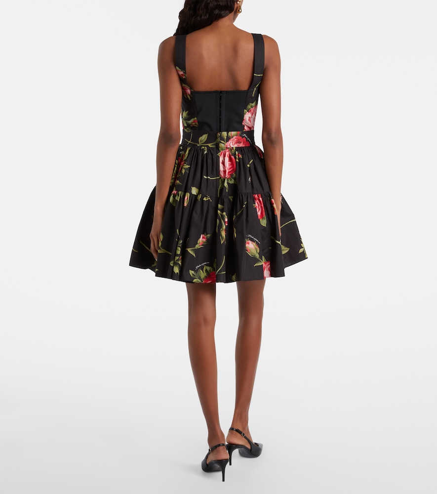  Dolce&gabbana Dolce&gabbana Floral Cotton Miniskirt 