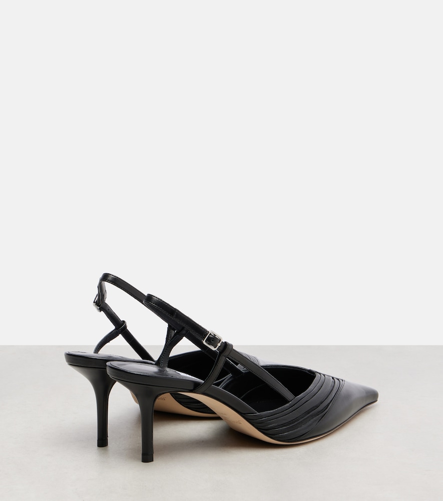  Jimmy Choo Jimmy Choo Afia 65 Leather Slingback Pumps 