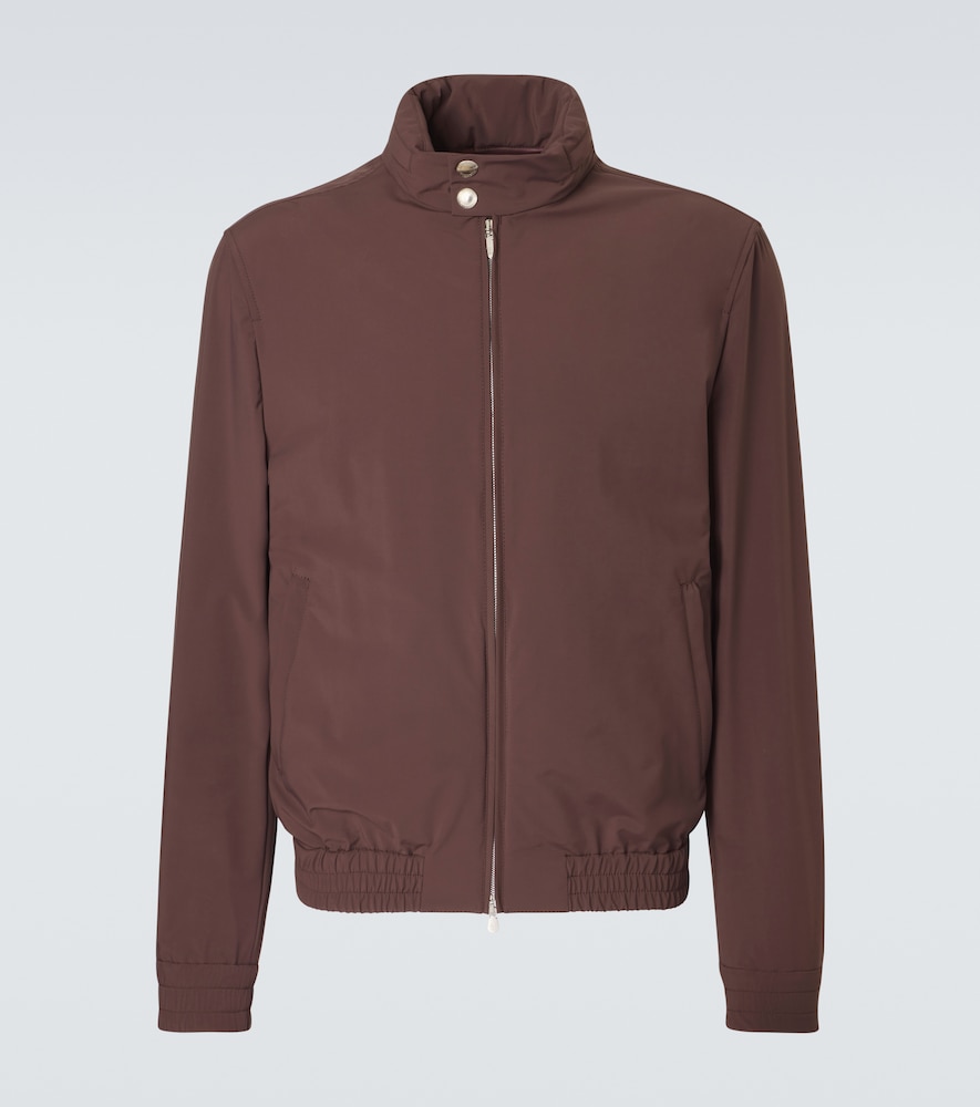 Brunello Cucinelli Men's Brown Technical Blouson Jacket UK Size 42 - Mytheresa