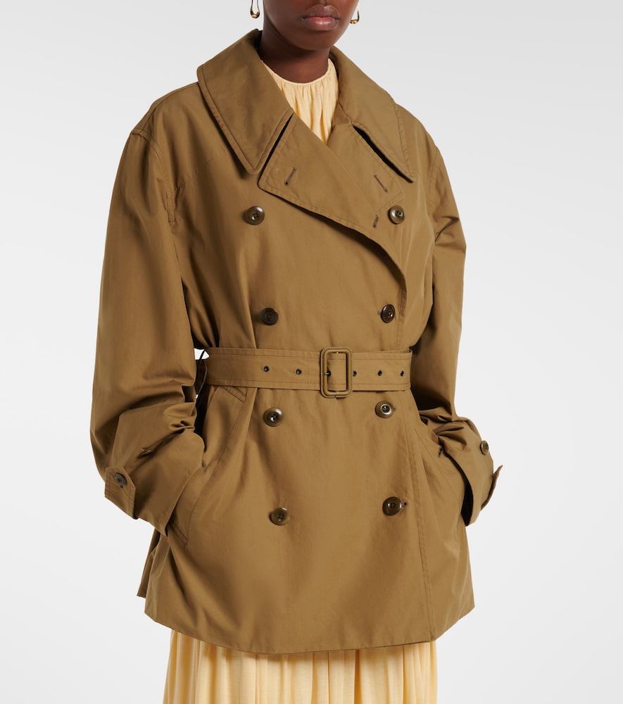  Lemaire Lemaire Oversized Cotton Cropped Trench Coat 