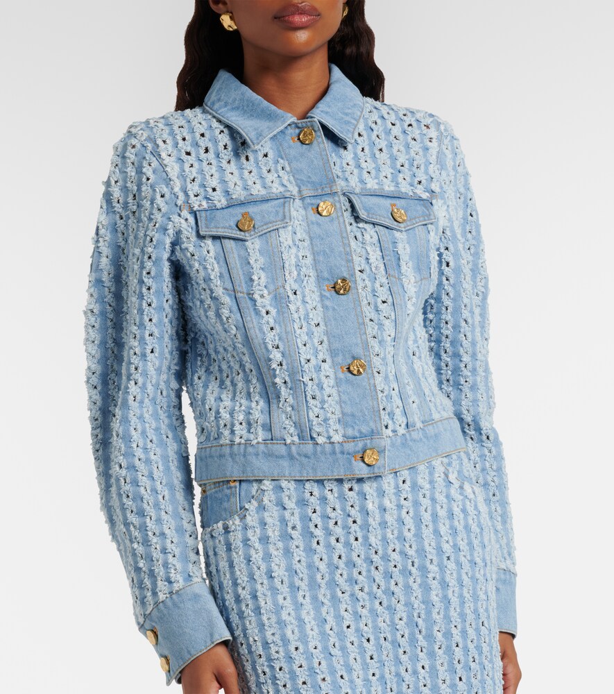 Striped Denim Jacket