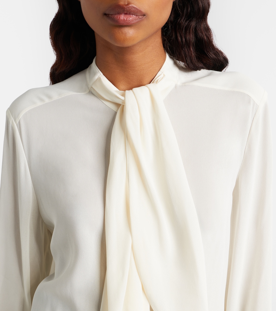  Tory Burch Tory Burch Tie-neck Georgette Blouse 