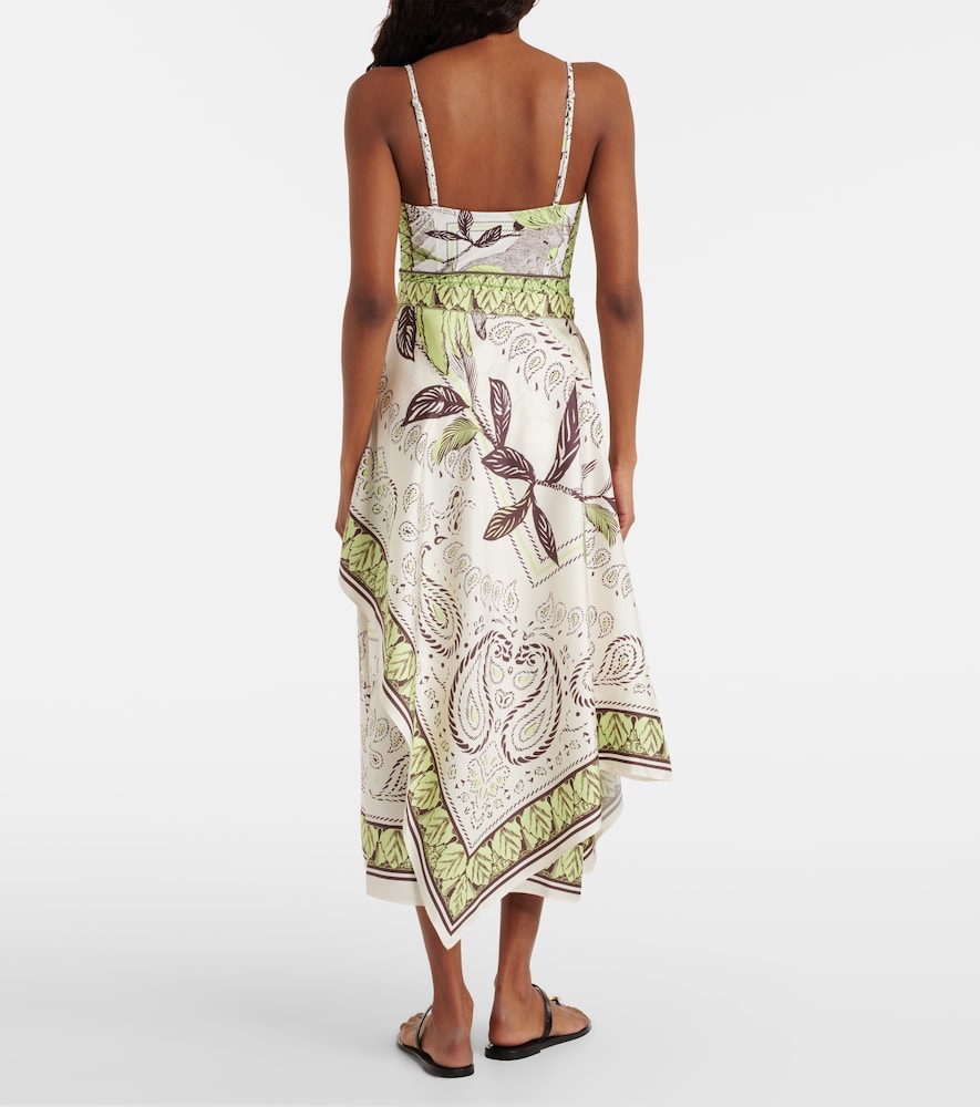  Tory Burch Tory Burch Bedruckter Midirock Aus Seidensatin 