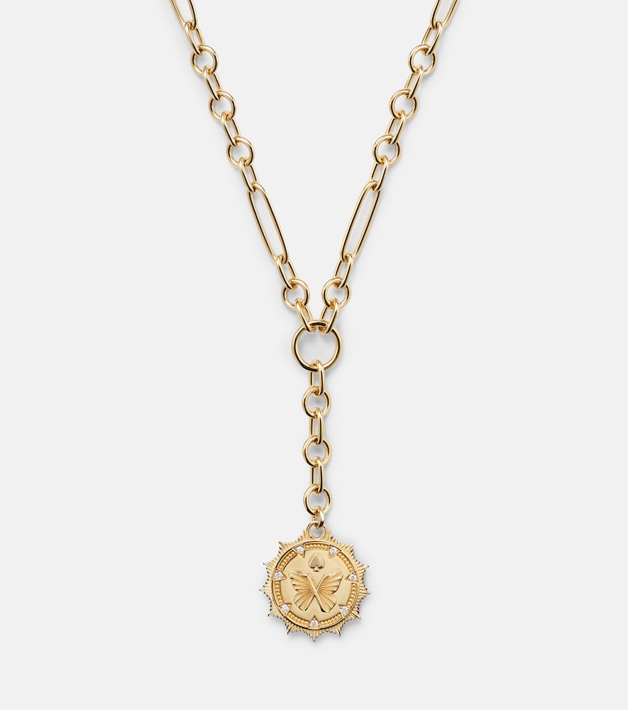  Foundrae Foundrae Halskette Reverie Small Aus 18kt Gelbgold Mit Diamanten 