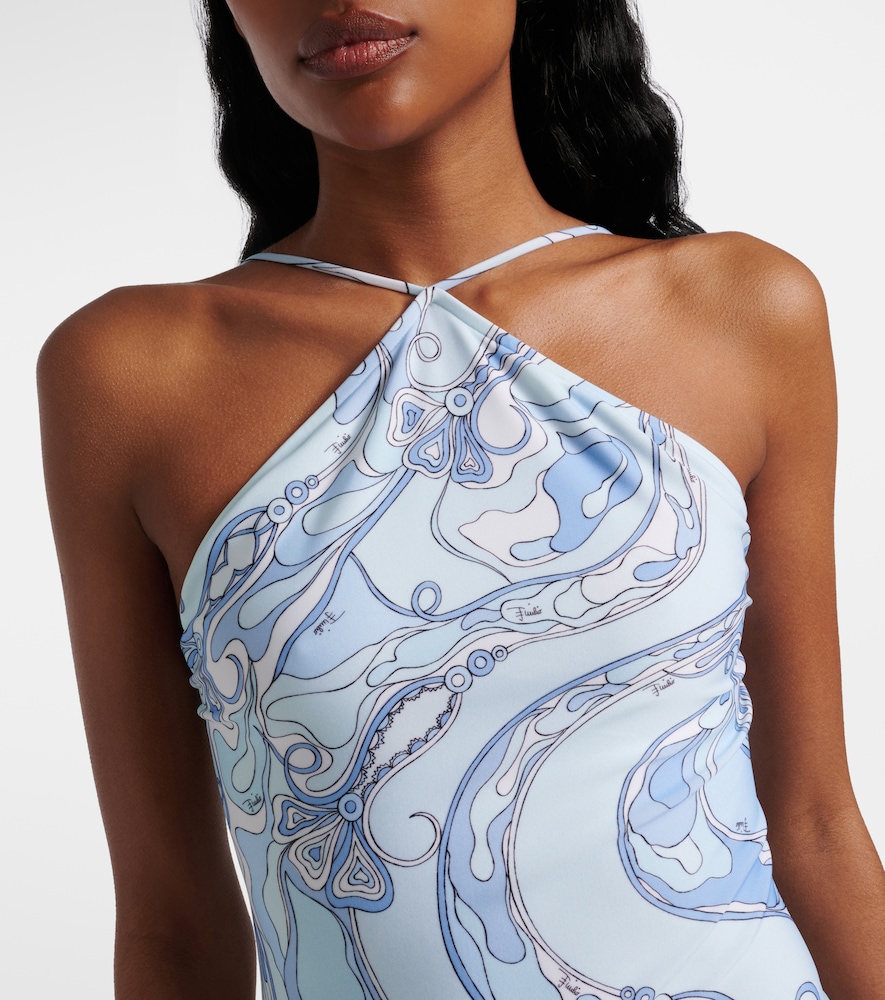  Pucci Pucci Orchidee Open-back Swimsuit 
