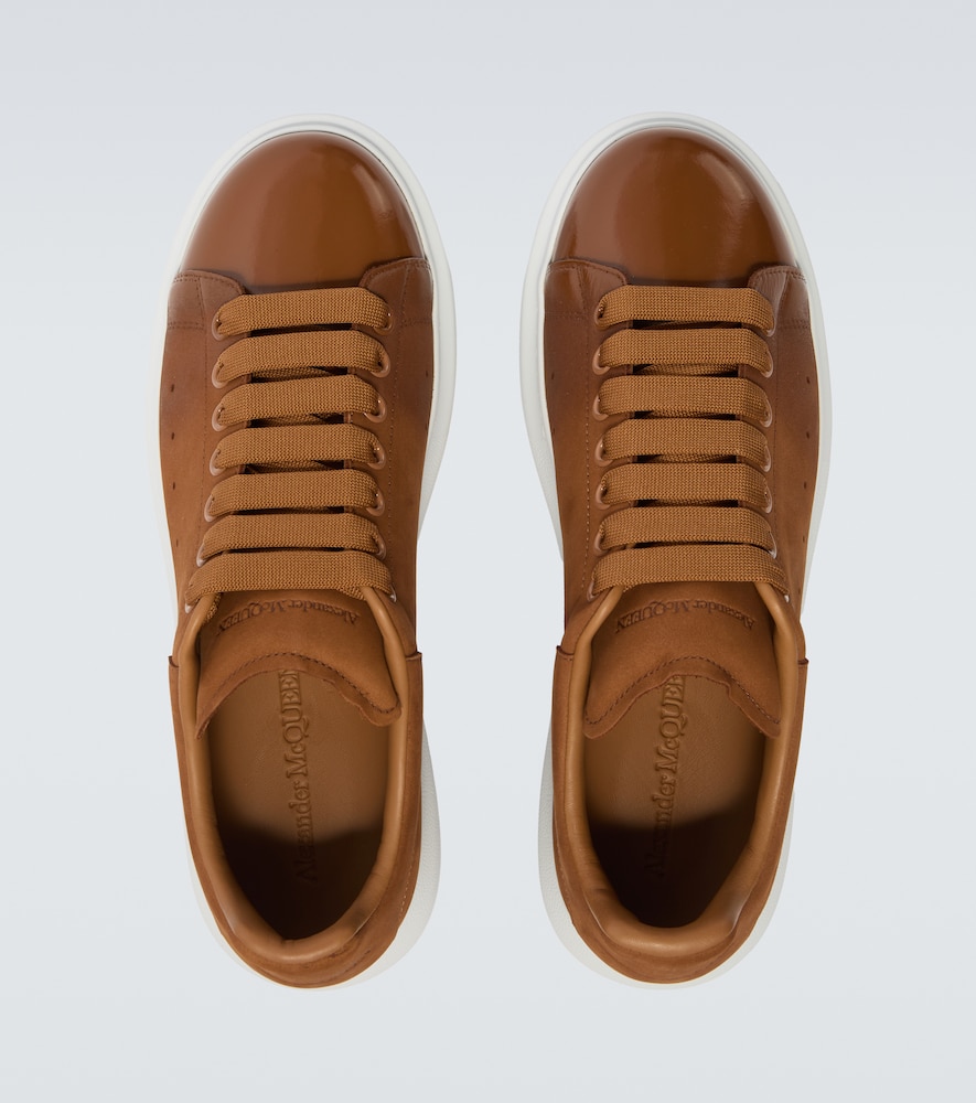  Mcqueen Mcqueen Baskets Oversized En Cuir 