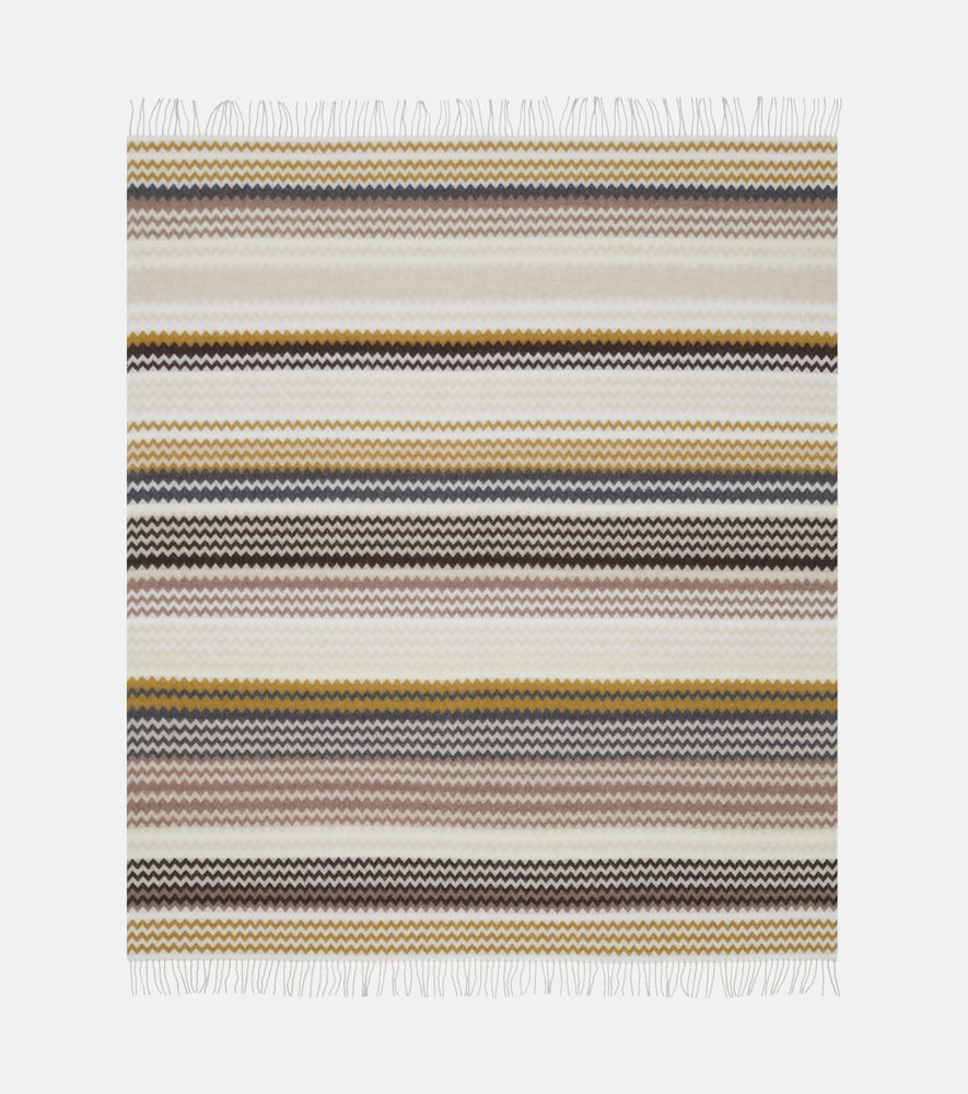 Missoni Missoni Humbert Zigzag Wool-blend Throw 