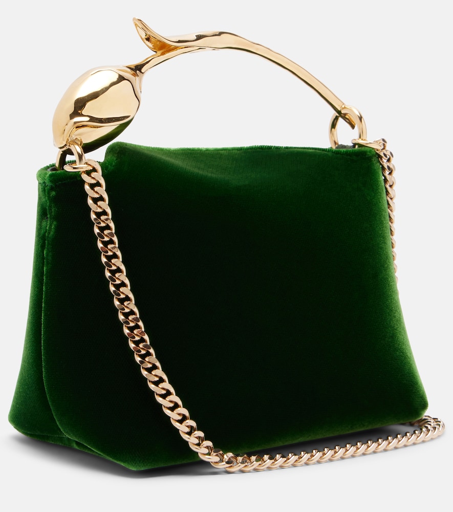  Erdem Erdem Bloom Micro Velvet Top-handle Bag 