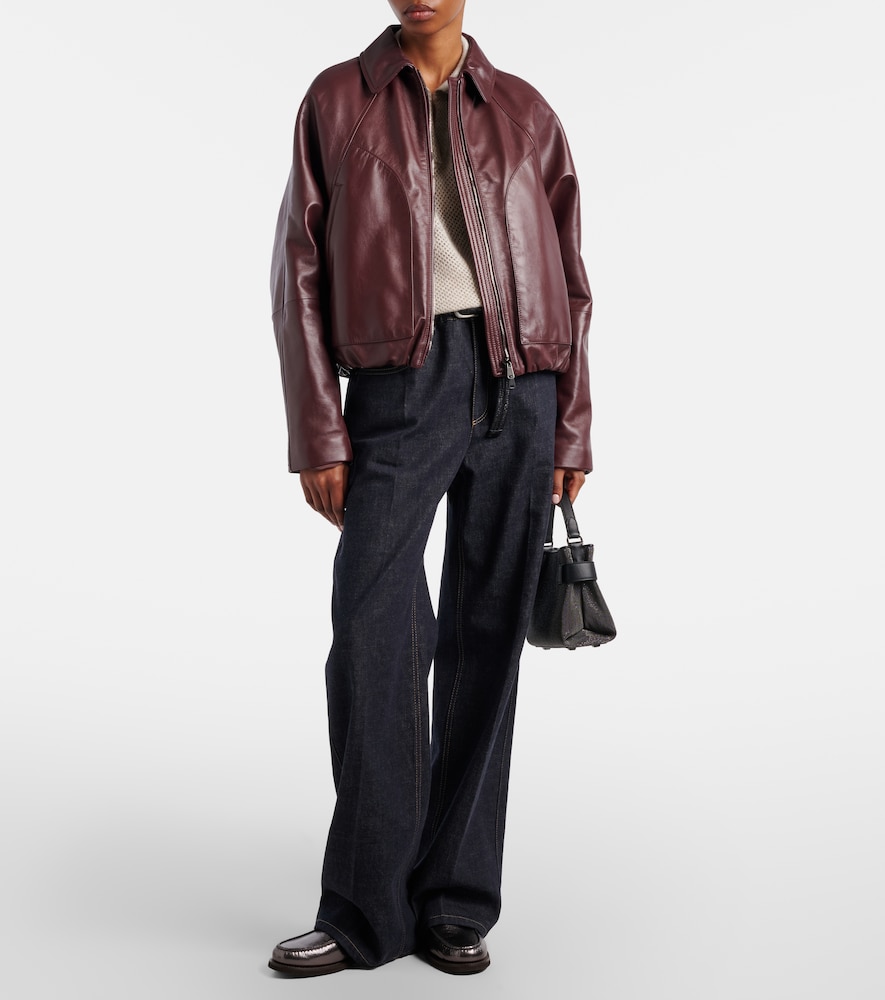 Brunello Cucinelli Leather jacket