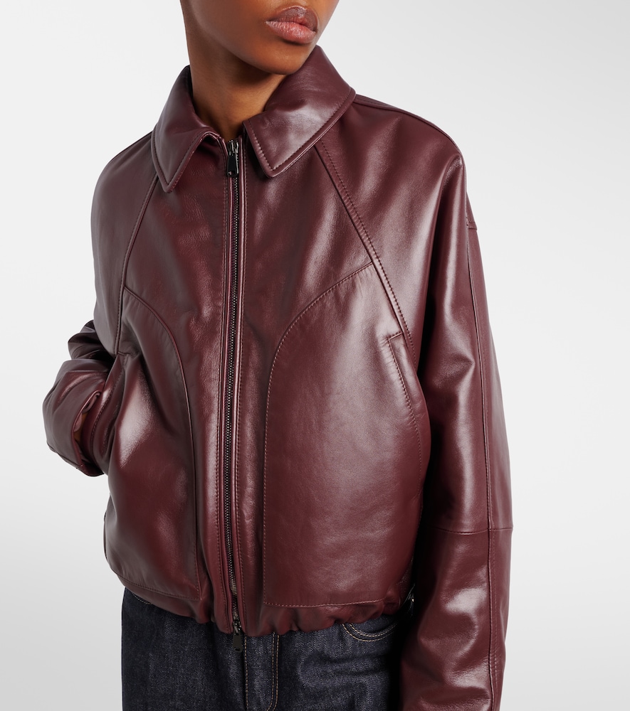  Brunello Cucinelli Brunello Cucinelli Leather Jacket 