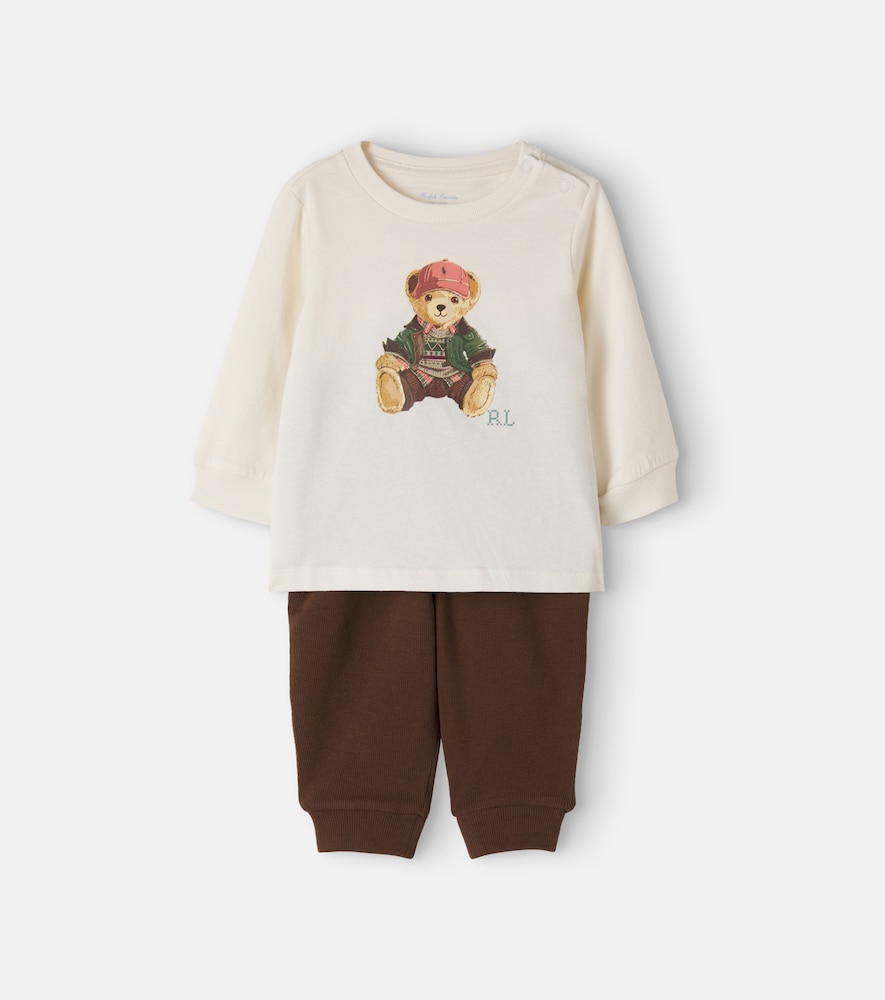 Baby – Felpa e pantaloni sportivi Polo Bear in cotone